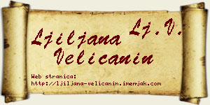 Ljiljana Veličanin vizit kartica